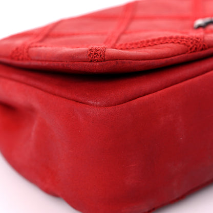 Chanel Iridescent Calfskin Diamond Stitch Small Flap Red 8 of 20