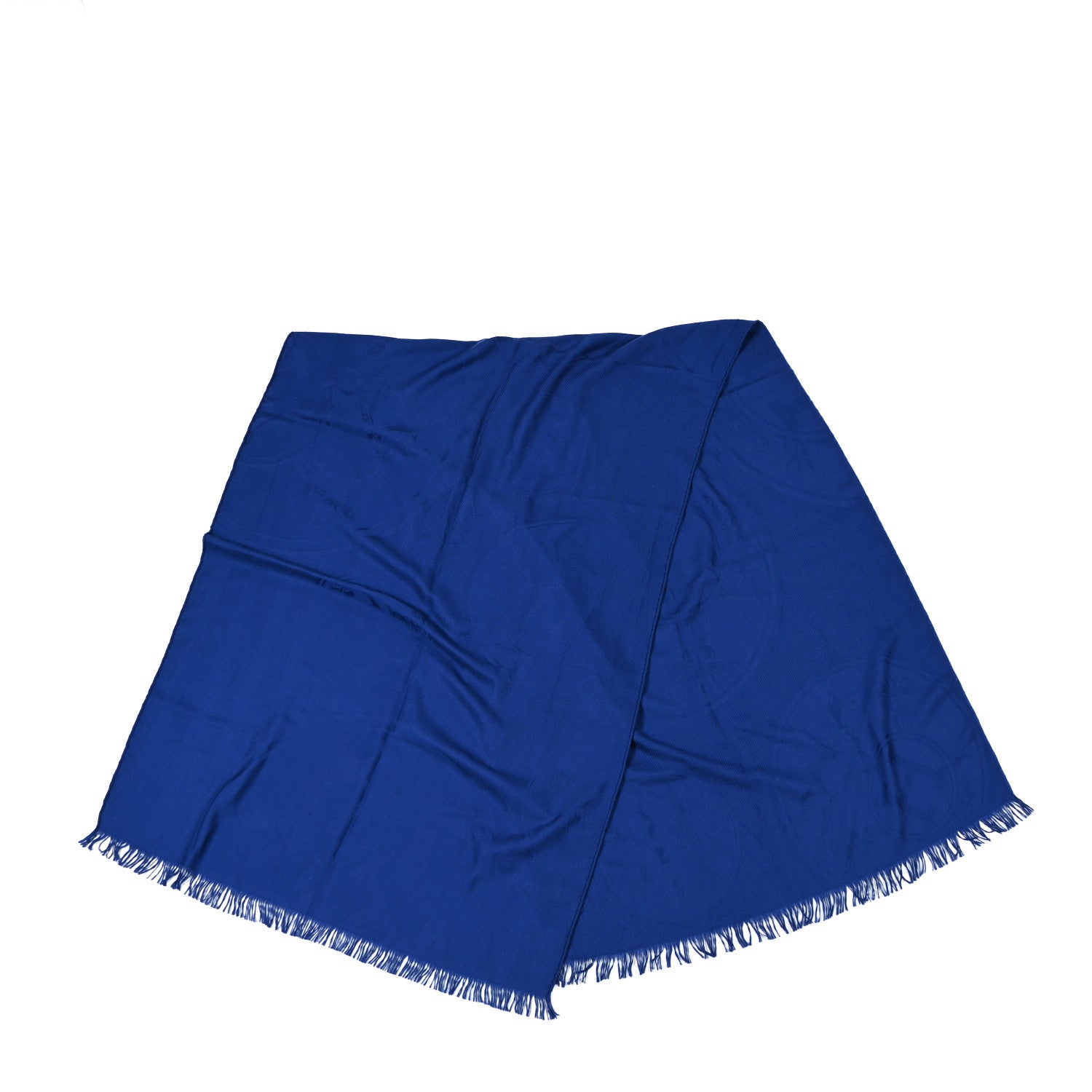 Hermes Cashmere Silk New Libris Confettis D'Ex Libris Stole Bleu
