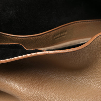 The Row Grained Calfskin Sidekick Khaki 12 of 15