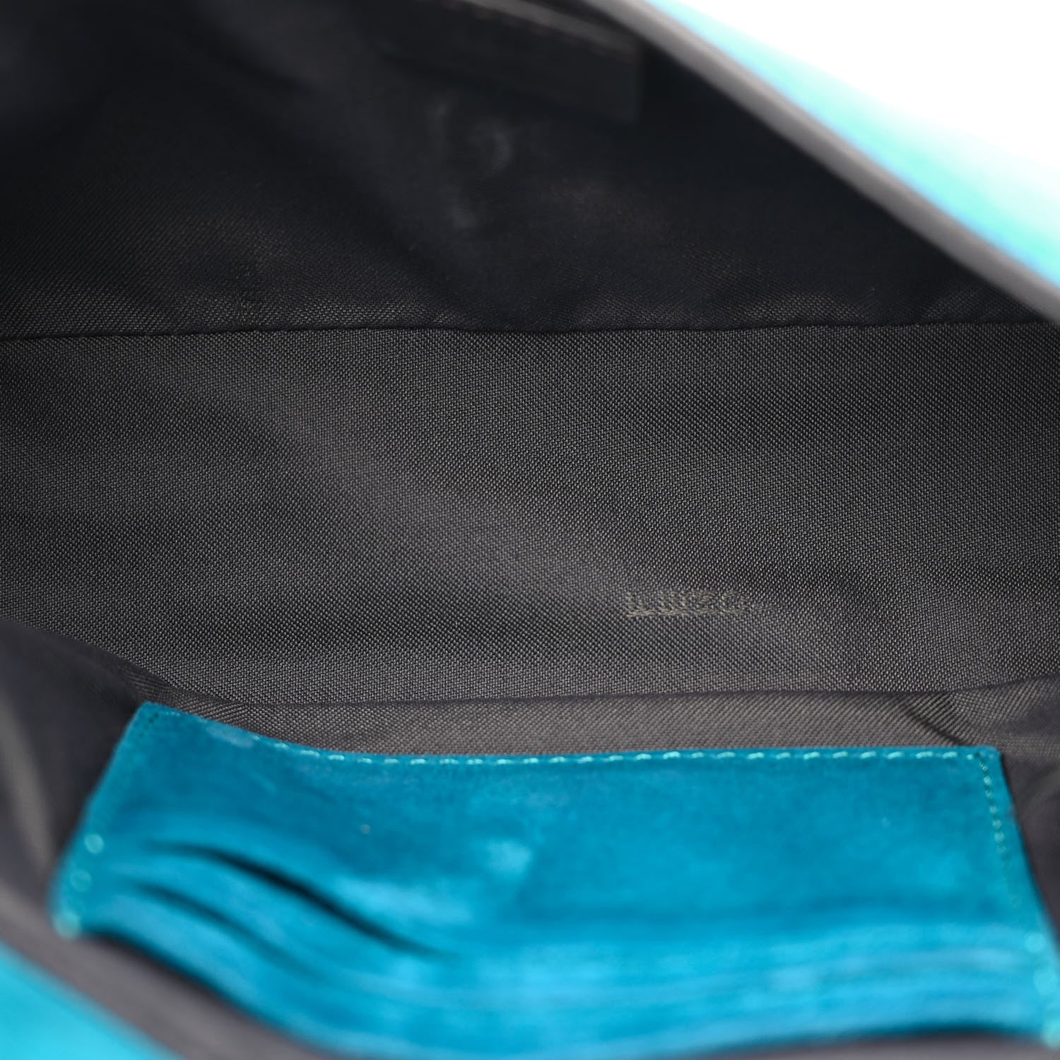 Fendi Chamois Mini Baguette Ottanio 5 of 14