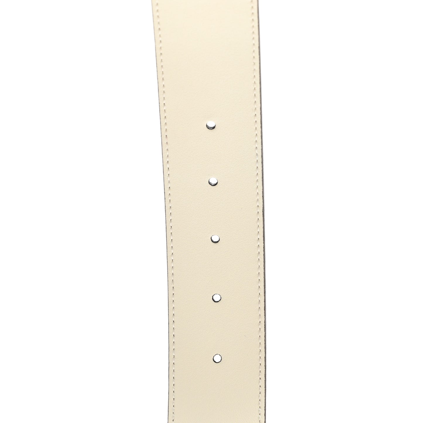 Calfskin Double G 40mm Belt 70 28 Mystic White