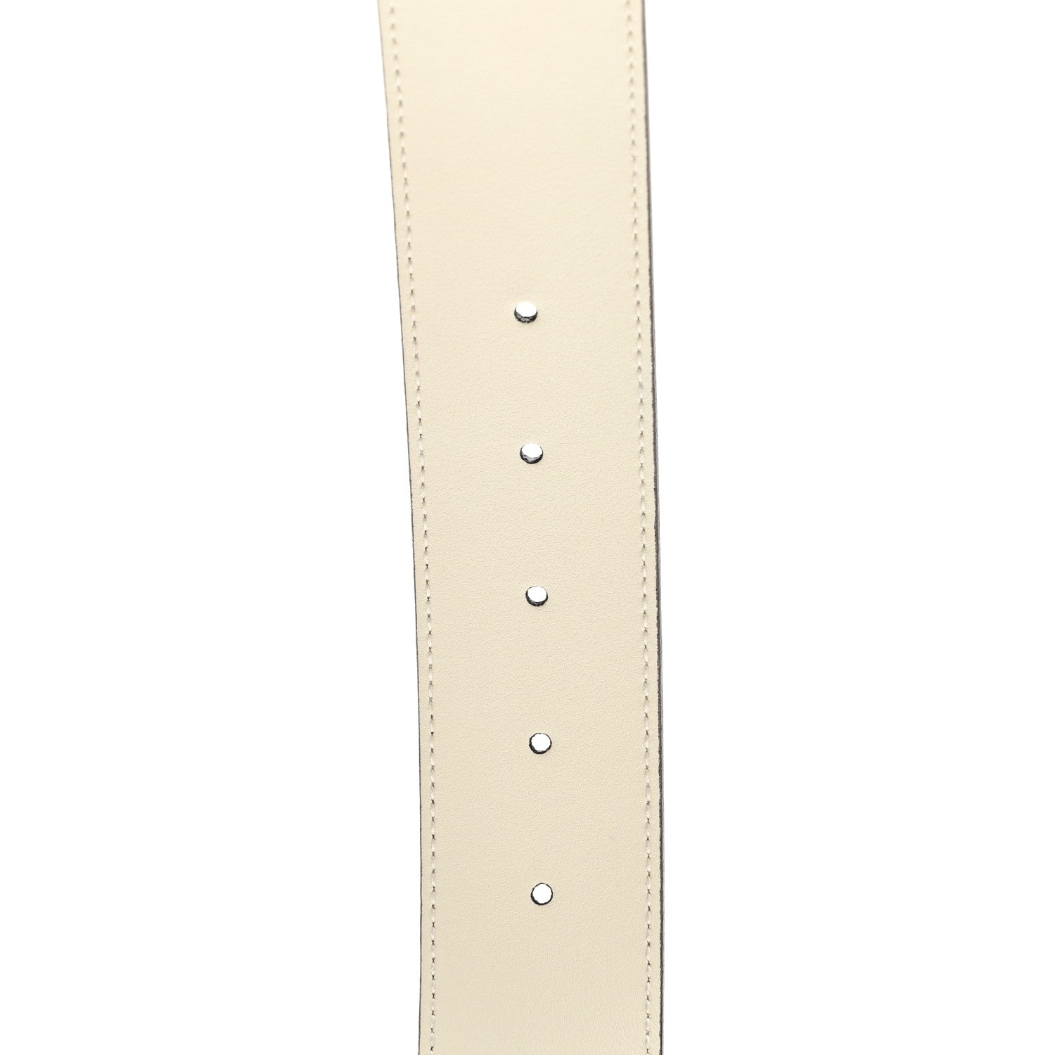 Gucci Calfskin Double G 40mm Belt 70 28 Mystic White 5 of 6