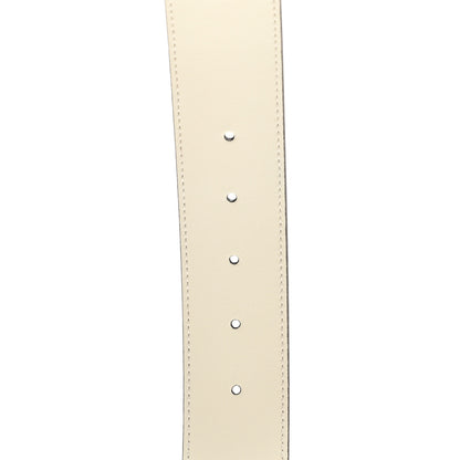 Gucci Calfskin Double G 40mm Belt 70 28 Mystic White 5 of 6