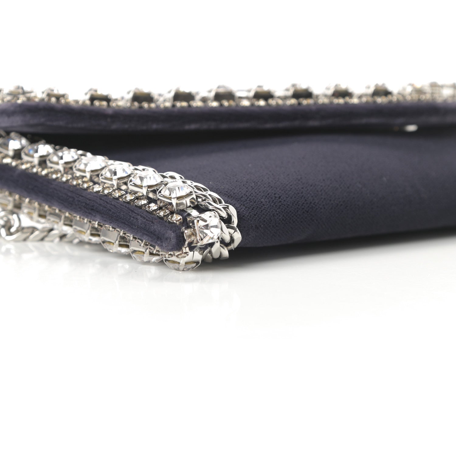 Judith Leiber Envelope Clutch Silver Slate 10 of 13
