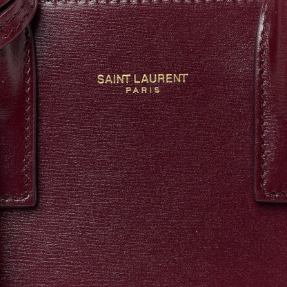 Saint Laurent Calfskin Nano Supple Sac De Jour Red Velvet 8 of 11