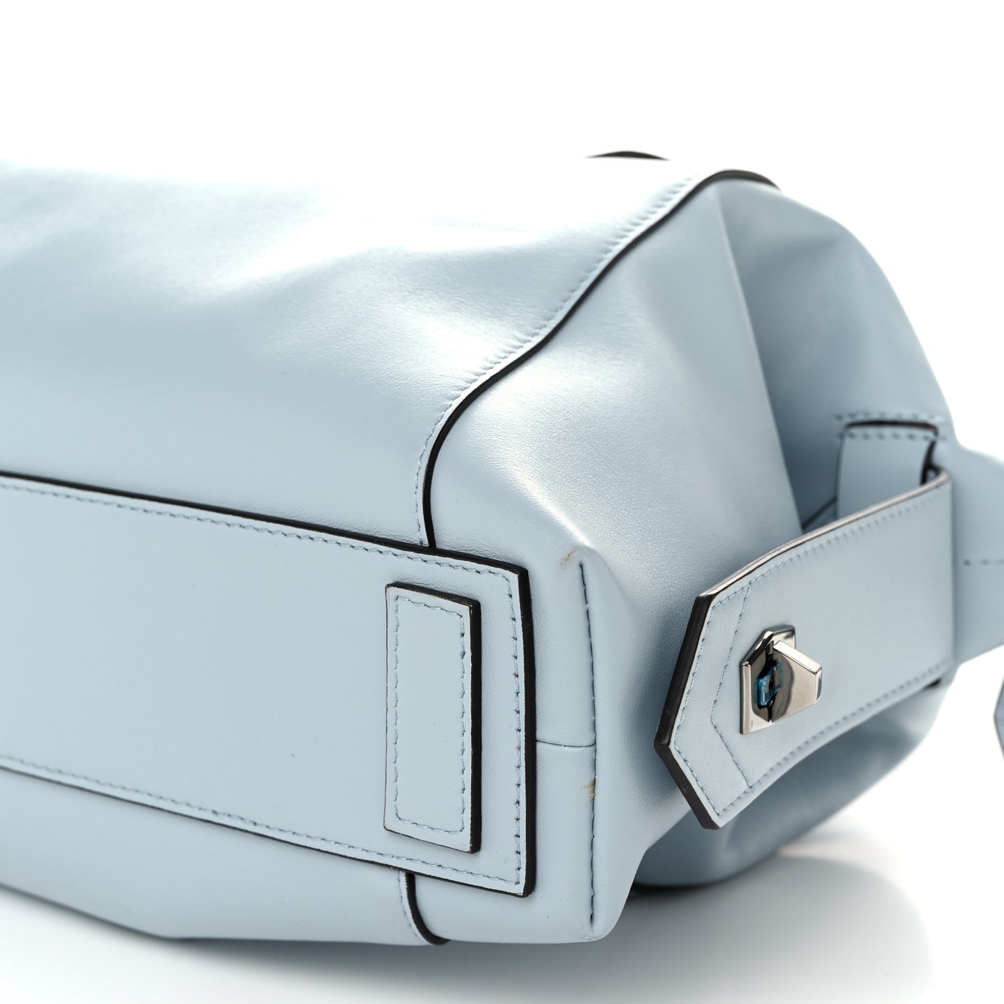 Calfskin Small Soft Antigona Ice Blue