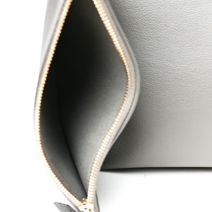Saint Laurent Calfskin Large Shopping Tote Dark Grey 6 of 6