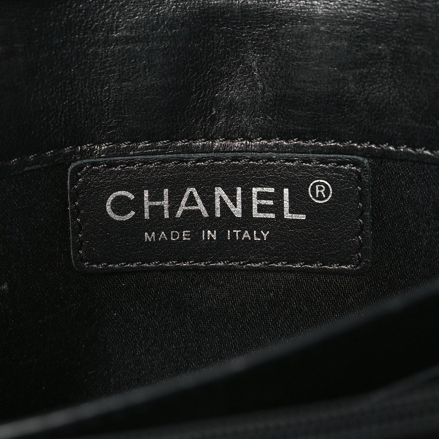 Lambskin Quilted Clutch with Chain Flap Black