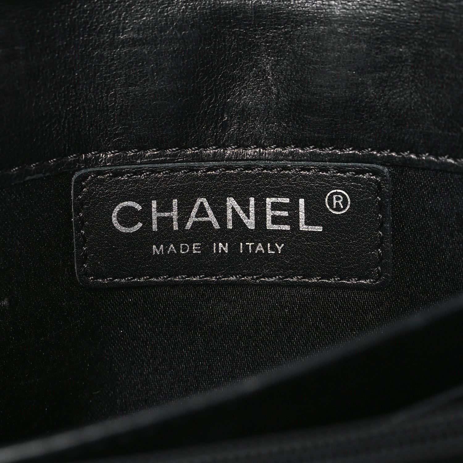 Chanel Lambskin Quilted Clutch with Chain Flap Black 6 of 13