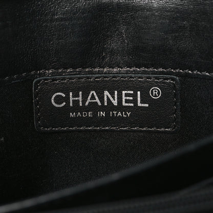 Chanel Lambskin Quilted Clutch with Chain Flap Black 6 of 13