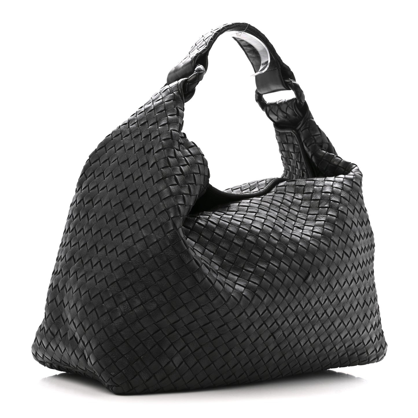 Nappa Intrecciato Sloane Hobo Black