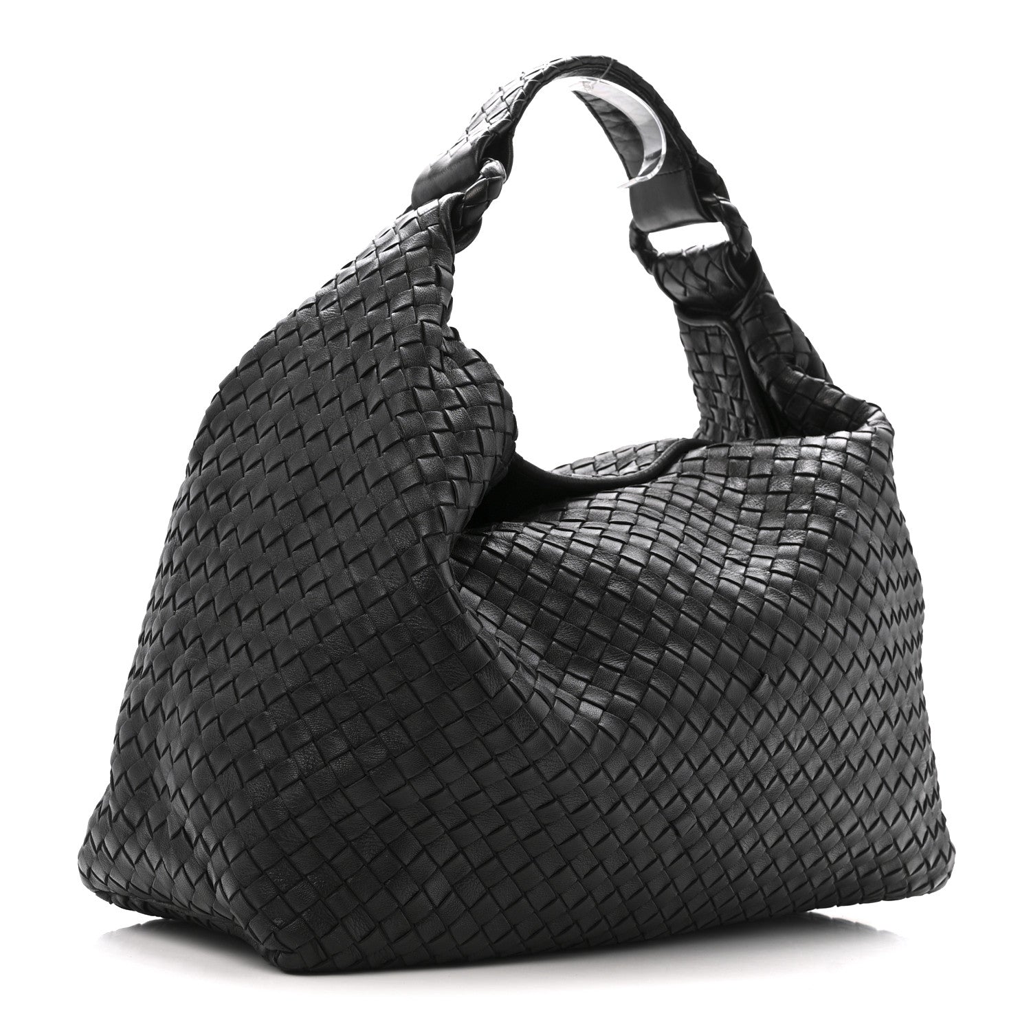 Bottega Veneta Nappa Intrecciato Sloane Hobo Black 3 of 14