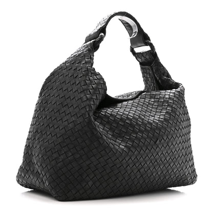 Bottega Veneta Nappa Intrecciato Sloane Hobo Black 3 of 14