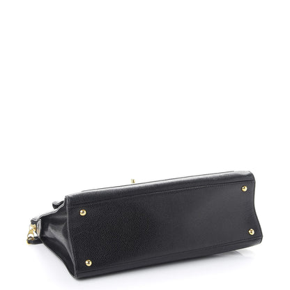 Chanel Caviar Flap Shoulder Bag Black 4 of 8