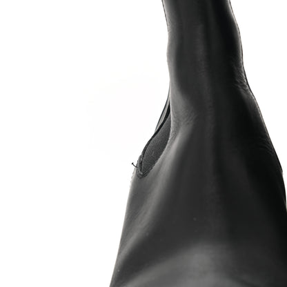 Bottega Veneta Calfskin The Flash Chelsea Boots 39 Black Grass 9 of 10