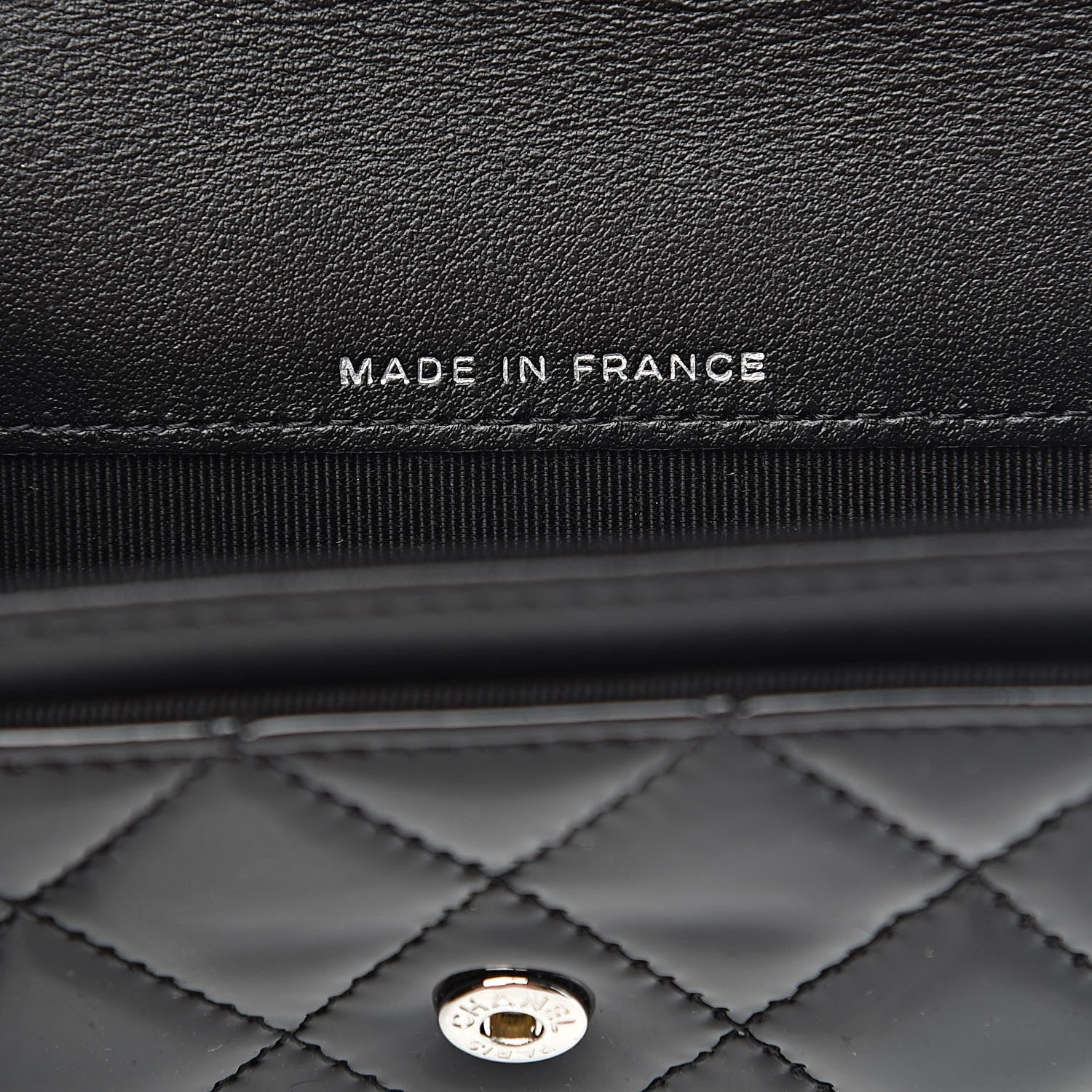 Chanel Patent Quilted Reissue Flap Card Holder So Black 7 of 9