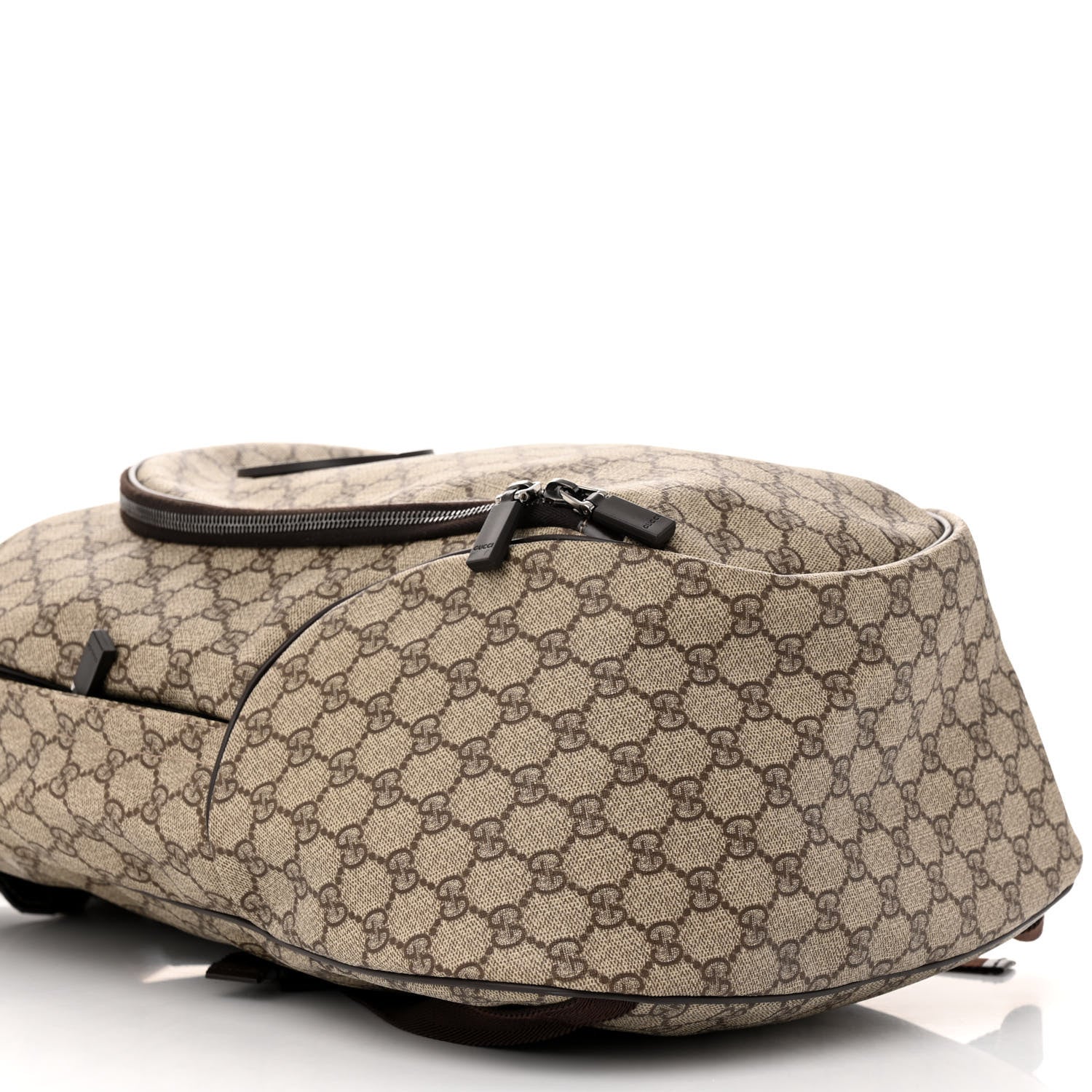 Gucci GG Plus Monogram Interlocking G Medium Backpack Dark Brown