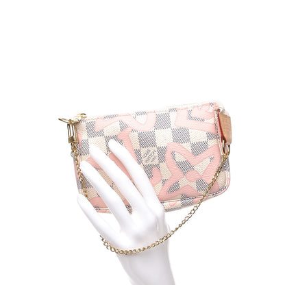 Louis Vuitton Damier Azur Tahitienne Mini Pochette Accessories 2 of 8