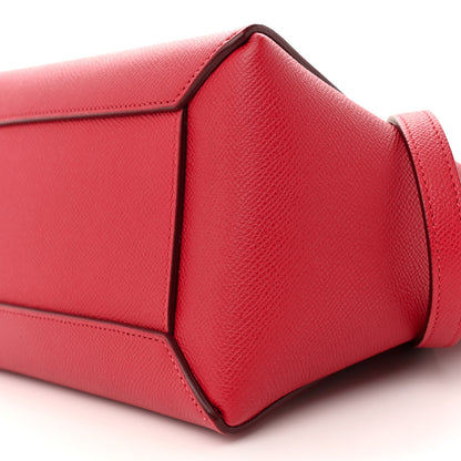 Celine Baby Grained Calfskin Micro Belt Bag Coquelicot 11 of 11