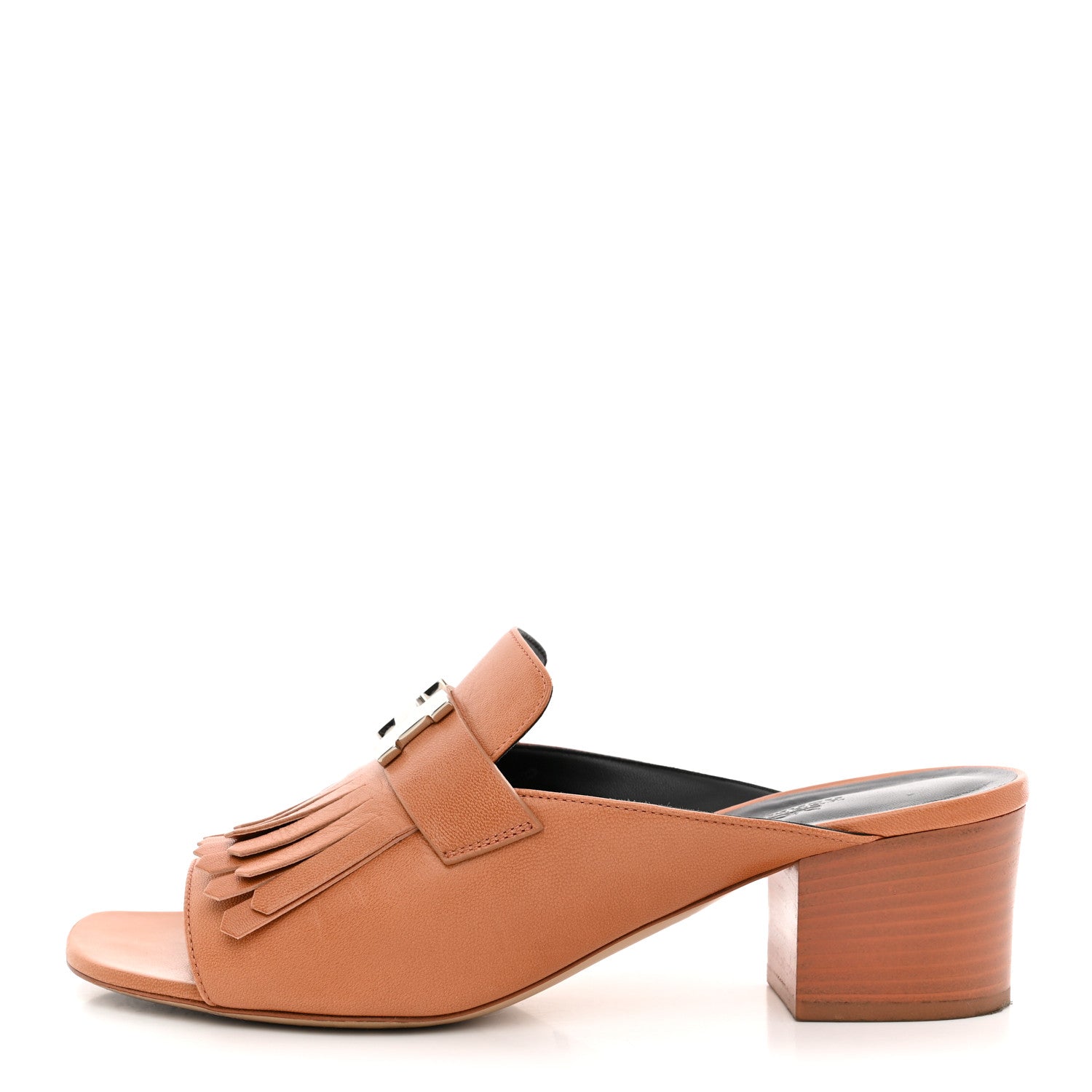 Hermes Calfskin Alma Sandals 40 Havane 1 of 12