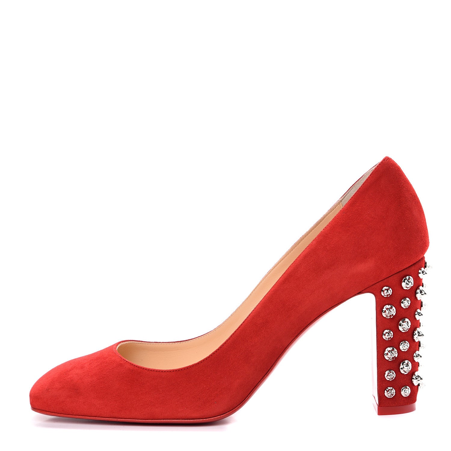 Christian Louboutin Veau Velours Donna Stud Spikes 85 Pumps 42 Loubi 1 of 10