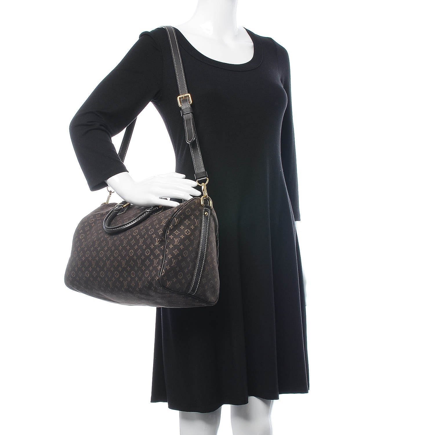 Louis Vuitton Monogram Idylle Speedy Bandouliere 30 Fusain 2 of 9