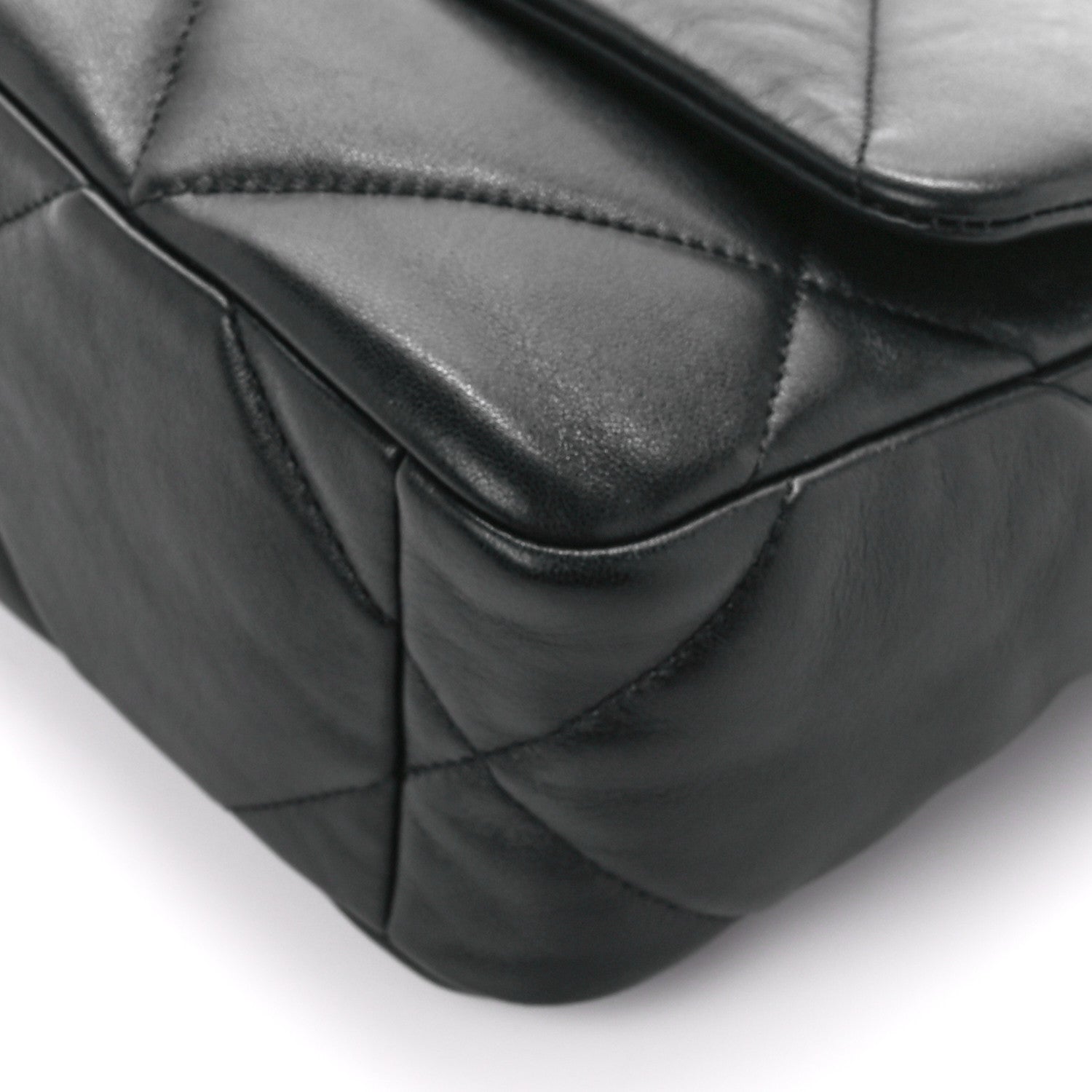 Chanel Lambskin Quilted Medium Chanel 19 Flap Black 10 of 10