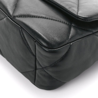 Chanel Lambskin Quilted Medium Chanel 19 Flap Black 10 of 10