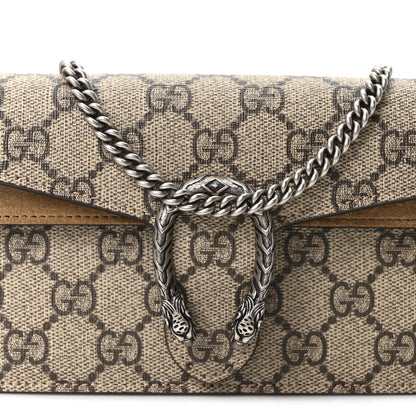 Gucci GG Supreme Monogram Super Mini Dionysus Shoulder Bag Taupe 8 of 11