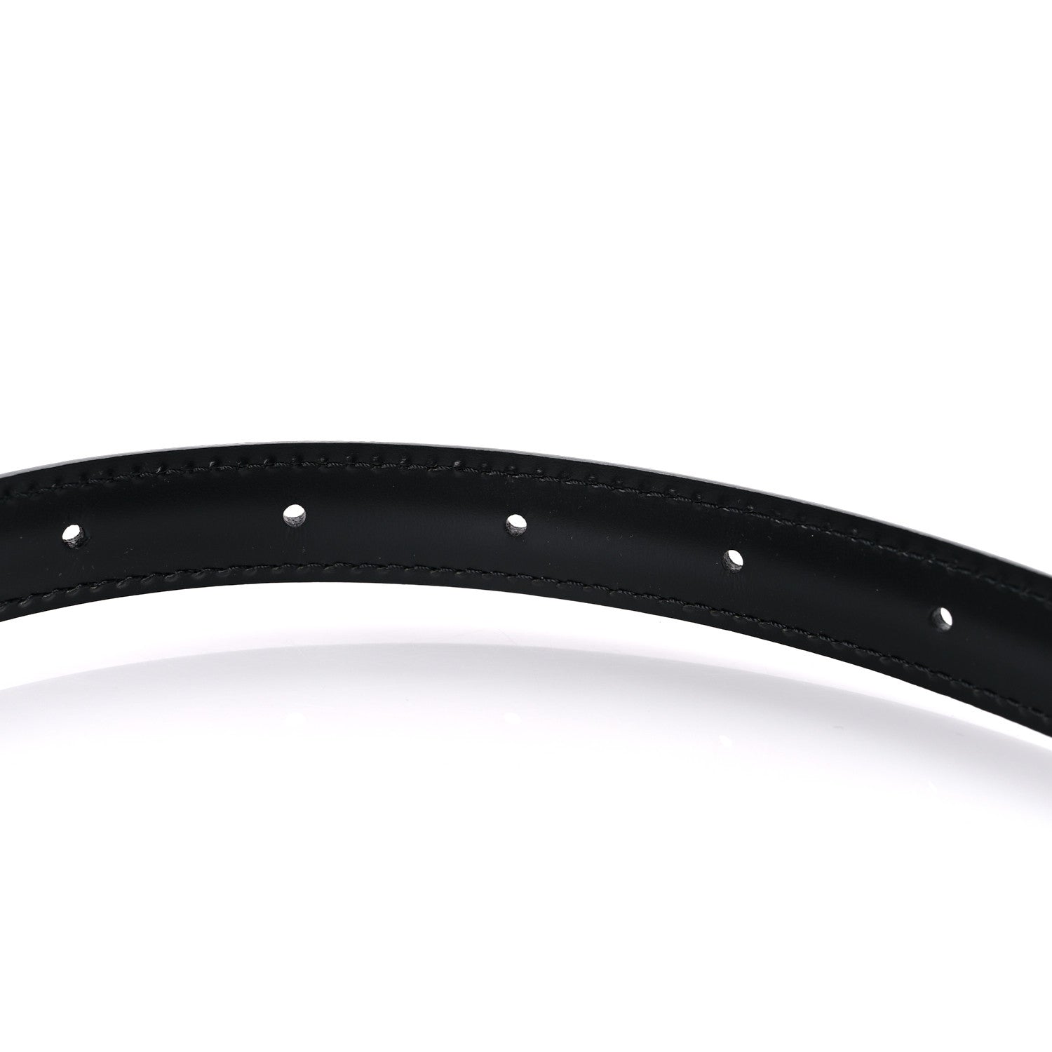 Louis Vuitton Calfskin 20mm Adjustable Shoulder Strap Black 5 of 5