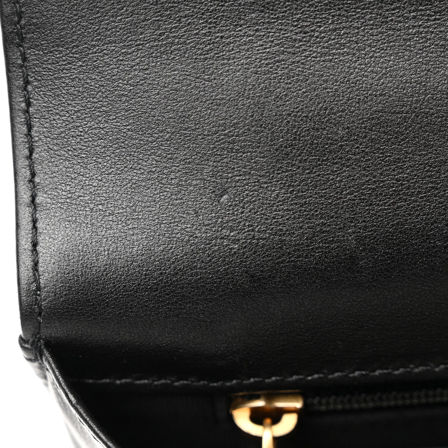 Chanel Lambskin Quilted Chain Flap Bag Black 12 of 12