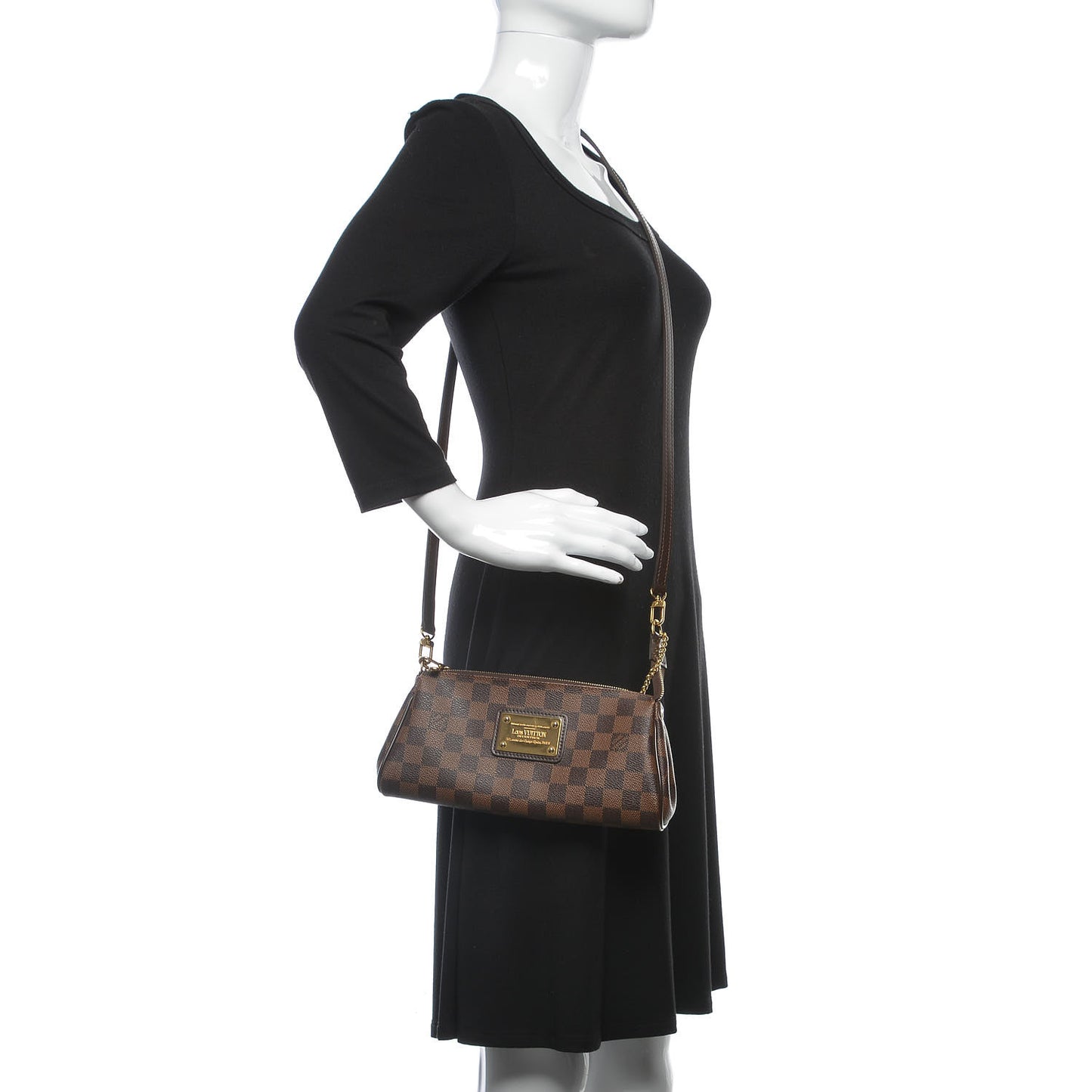 Damier Ebene Eva Clutch