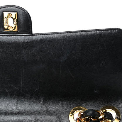 Chanel Lambskin Quilted Jumbo Single Flap Black 5 of 5