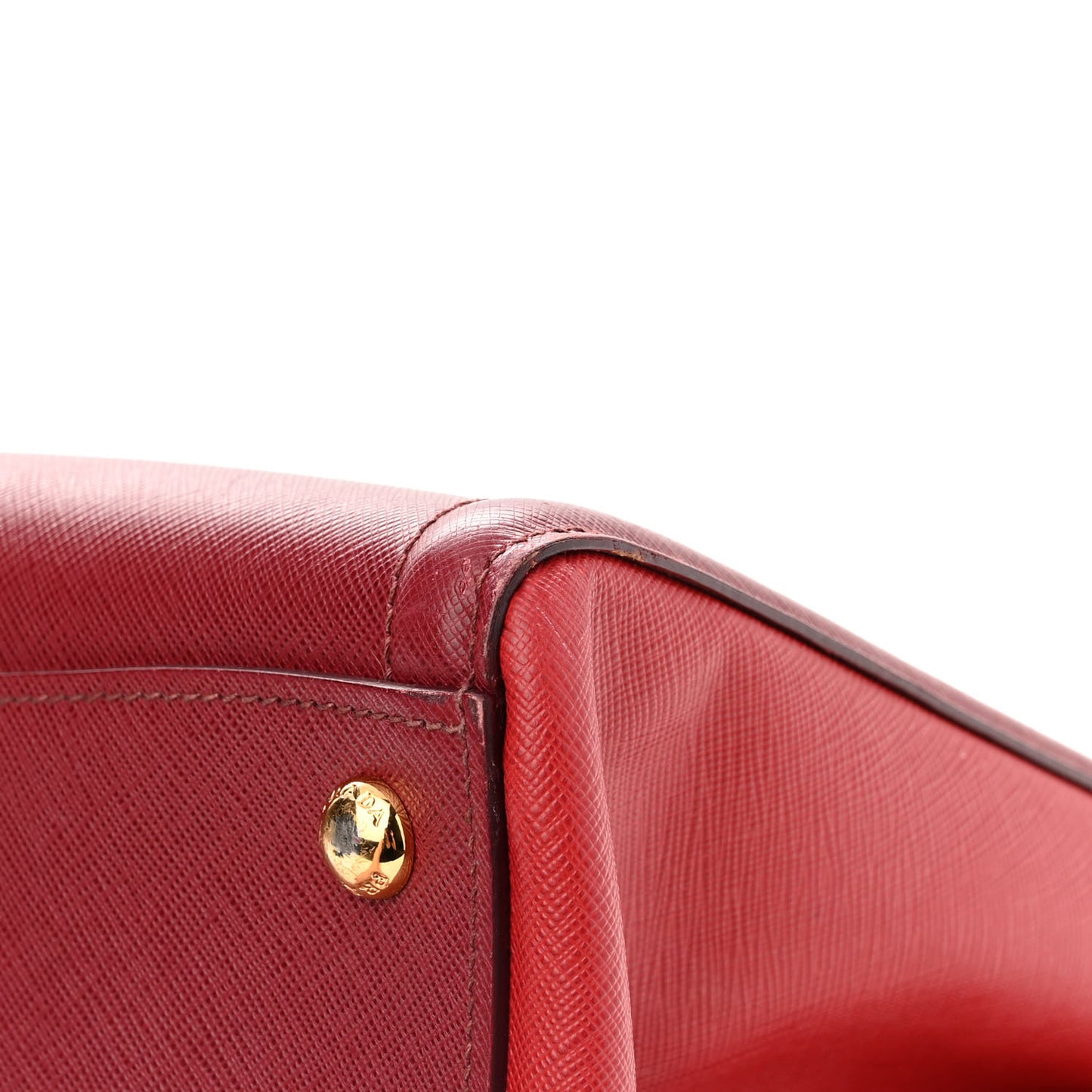 Saffiano Lux Medium Tote Cerise