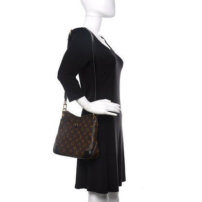 Louis Vuitton Monogram Odeon PM Black 2 of 11