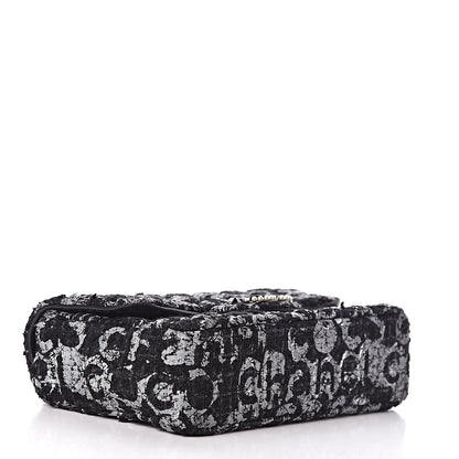 Chanel Tweed Westminster Pearl Flap Black 4 of 15