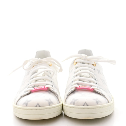 Louis Vuitton Technical Fabric Calfskin Monogram Frontrow Sneakers 39.5 Pink 2 of 9