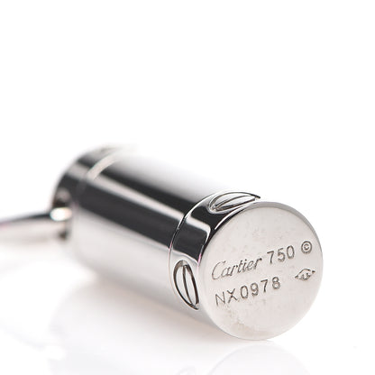 Cartier 18K White Gold Diamond Screwdriver Pendant 2 of 3