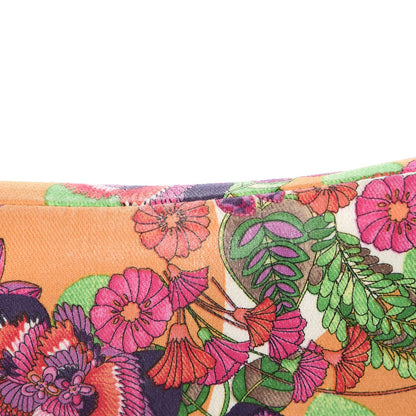 Christian Dior Canvas Floral Saddle Bag Multicolor 9 of 11