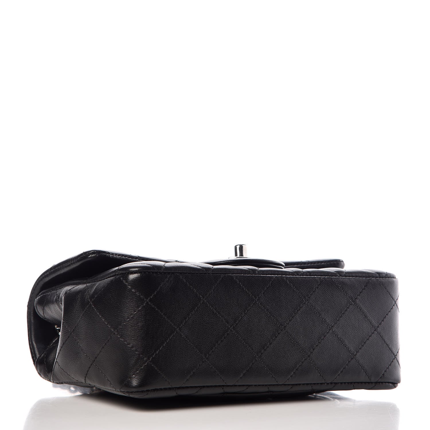 Chanel Lambskin Quilted Mini Rectangular Flap Black 4 of 10