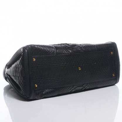 Gucci Python Large GG Running Tote Black 4 of 7