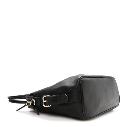 Prada Buffalo Large Signet Tote Bag Black 4 of 11