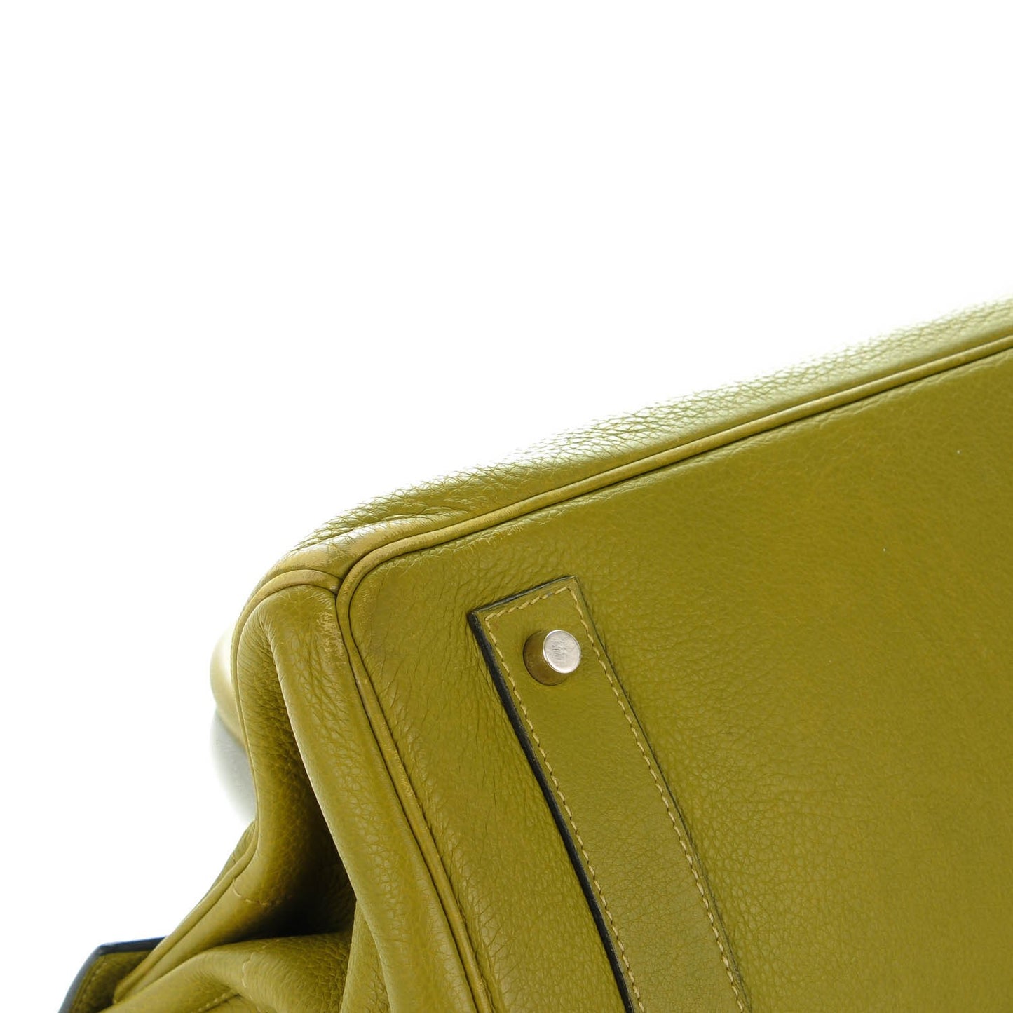 Taurillon Clemence JPG Birkin 42 Chartreuse