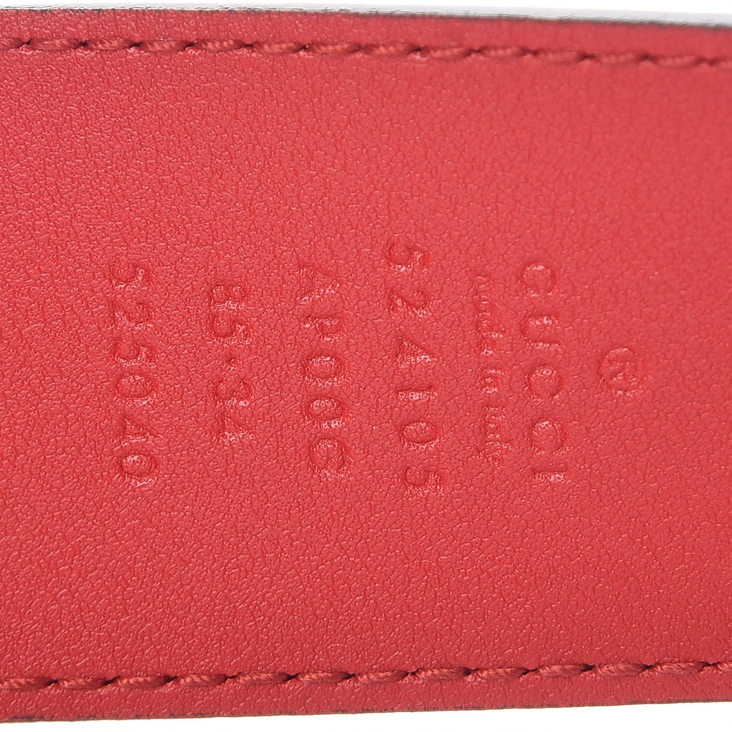 Moon Calfskin Torchon Double G 40mm Belt 85 34 Hibiscus Red