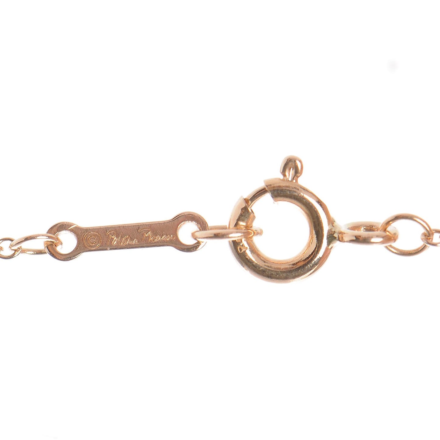 18K Rose Gold Diamond Paloma's Dove Pendant Necklace