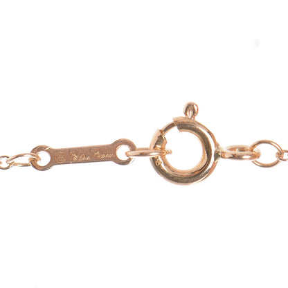Tiffany 18K Rose Gold Diamond Paloma's Dove Pendant Necklace 5 of 6