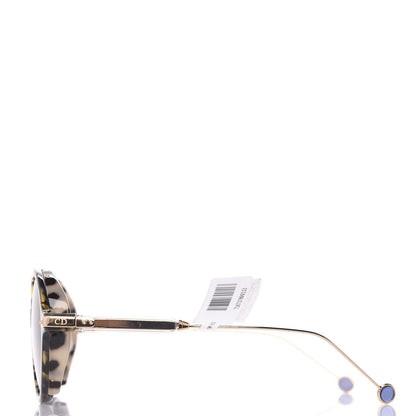 Christian Dior Acetate Umbrage Round Sunglasses Tortoise Blue 3 of 6