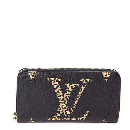 Louis Vuitton Monogram Giant Jungle Zippy Wallet Black 1 of 7