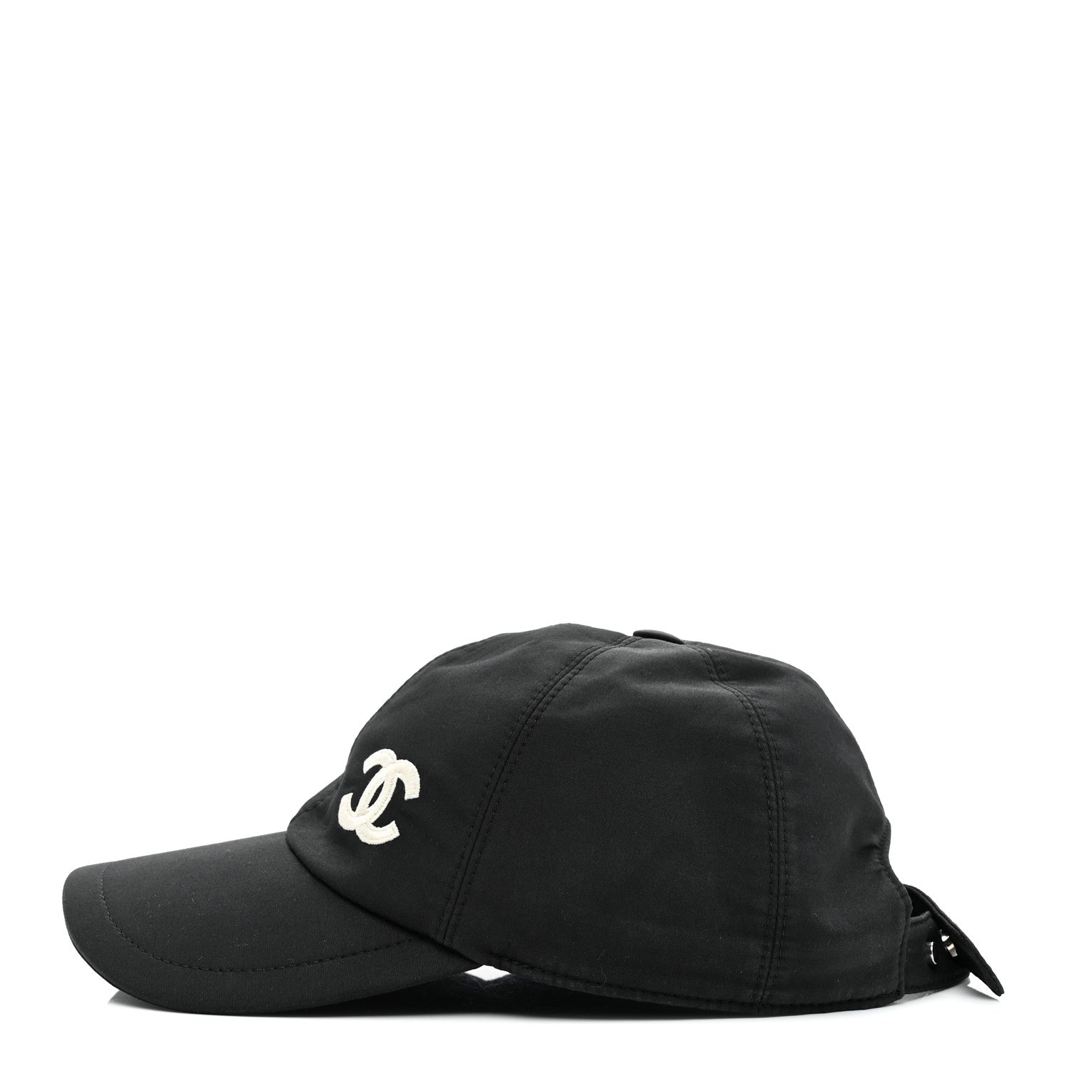 Chanel Cotton CC Cap Hat Black 4 of 8