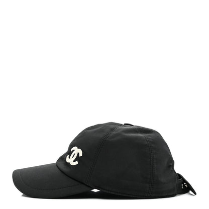 Chanel Cotton CC Cap Hat Black 4 of 8